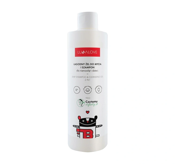 Lullalove łagodny żel do mycia i szampon dla dzieci 280ml
