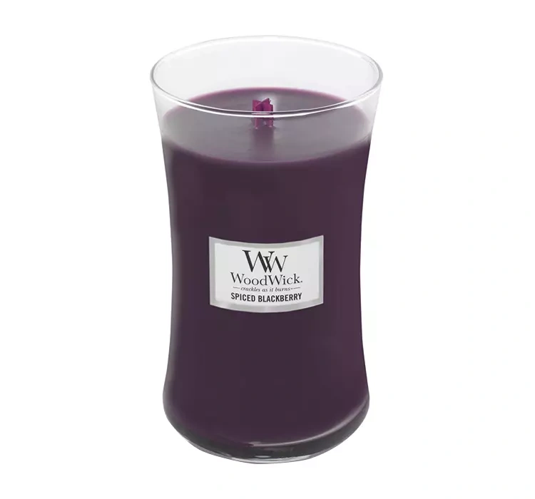 WOODWICK LARGE JAR CANDLE ŚWIECA ZAPACHOWA SPICED BLACKBERRY 610G