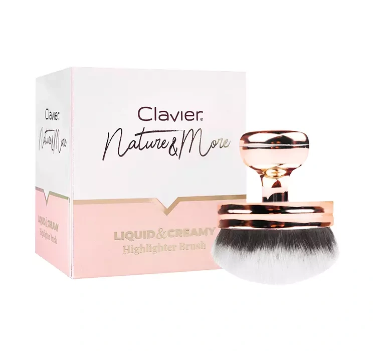 Clavier Nature & More Liquid & Creamy pędzel do rozświetlacza na mokro