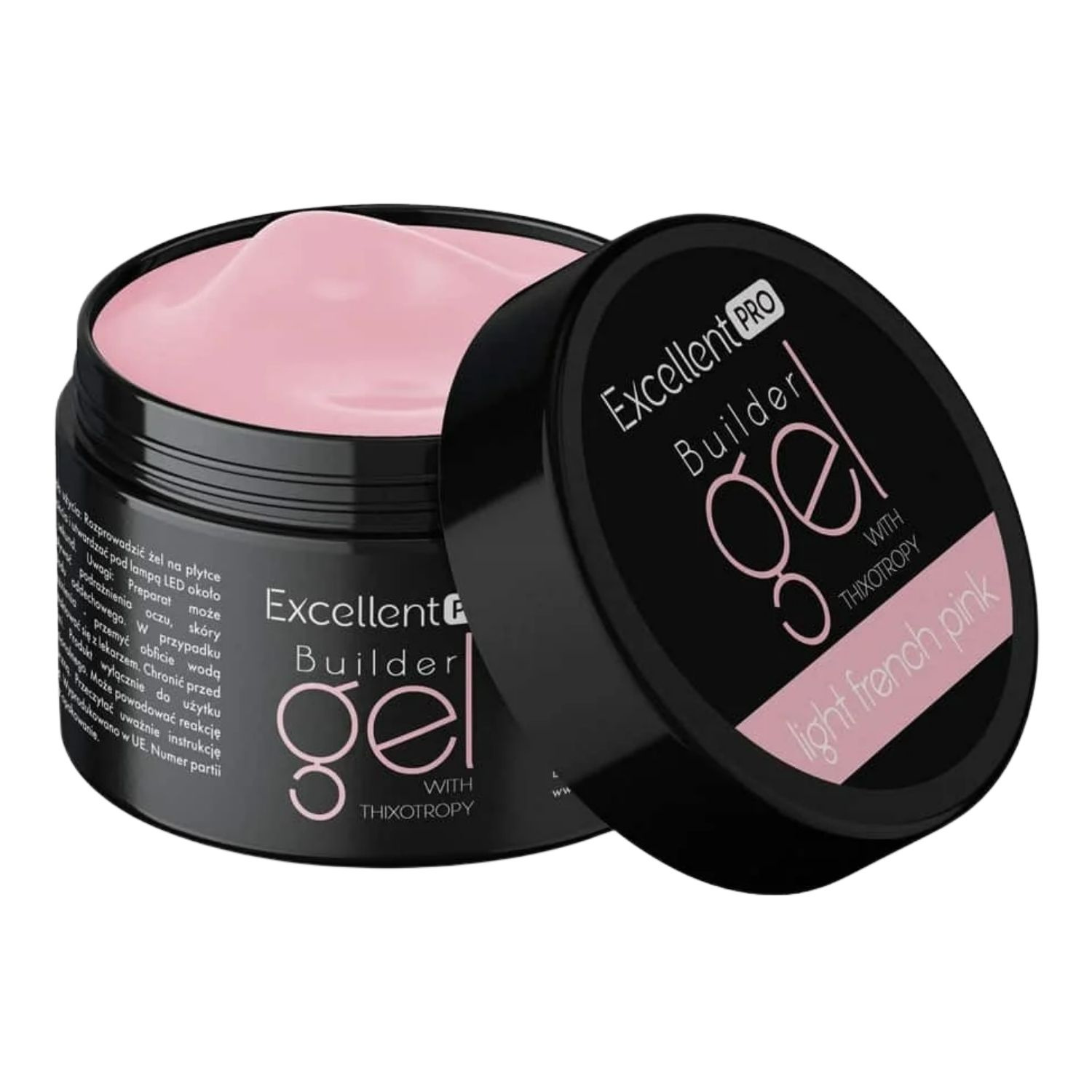 Excellent PRO Builder Gel With Thixotropy samopoziomujący żel budujący Light French Pink 50 g