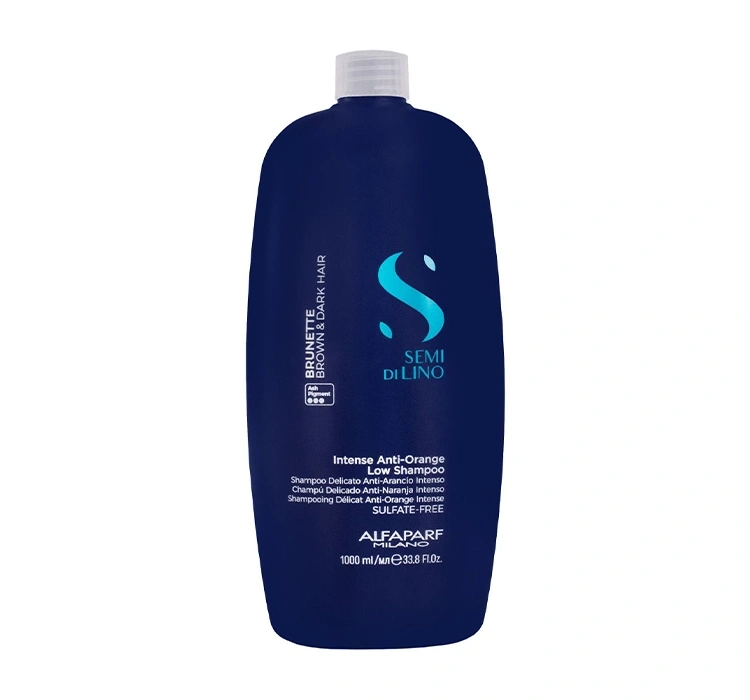 Alfaparf Milano Semi Di Lino Brunette szampon do włosów ciemnych 1000 ml