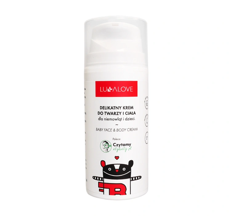 Lullalove delikatny krem do twarzy i ciała dla dzieci 100ml