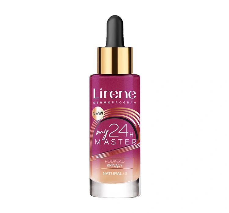 Lirene My Master kryjący podkład do twarzy 01 Natural 30 ml