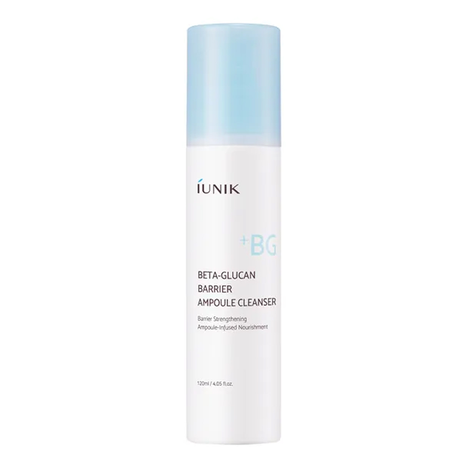 iUNIK Beta Glucan Barrier Ampoule Cleanser delikatny żel do mycia twarzy 120 ml