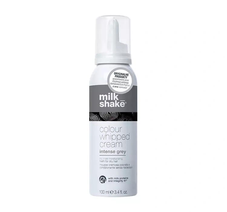 Milk Shake Colour Whipped Cream odżywcza pianka koloryzująca do włosów Intense Grey 100ml