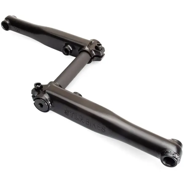 Stolen Mob V4 3-Piece 8-Spline BMX Crank (175mm - Preto)