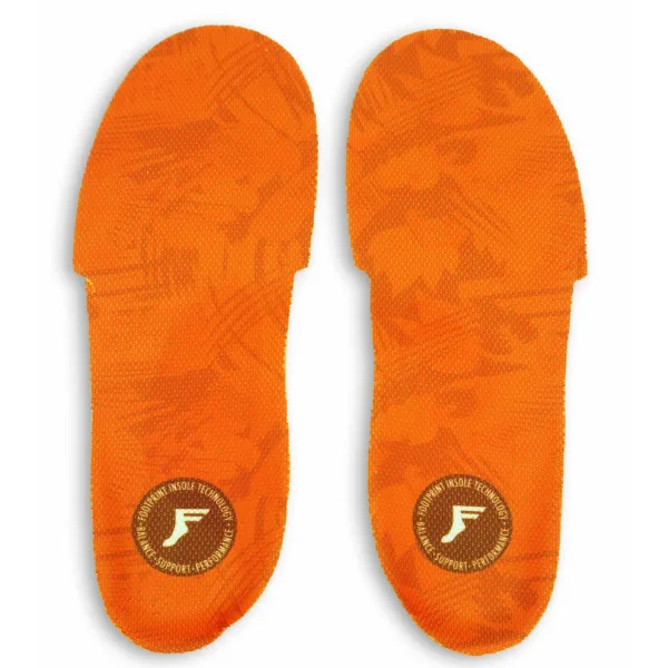 Insoles Footprint Kingfoam Orthotics Fluidx (Camo Orange - 9.5-10)