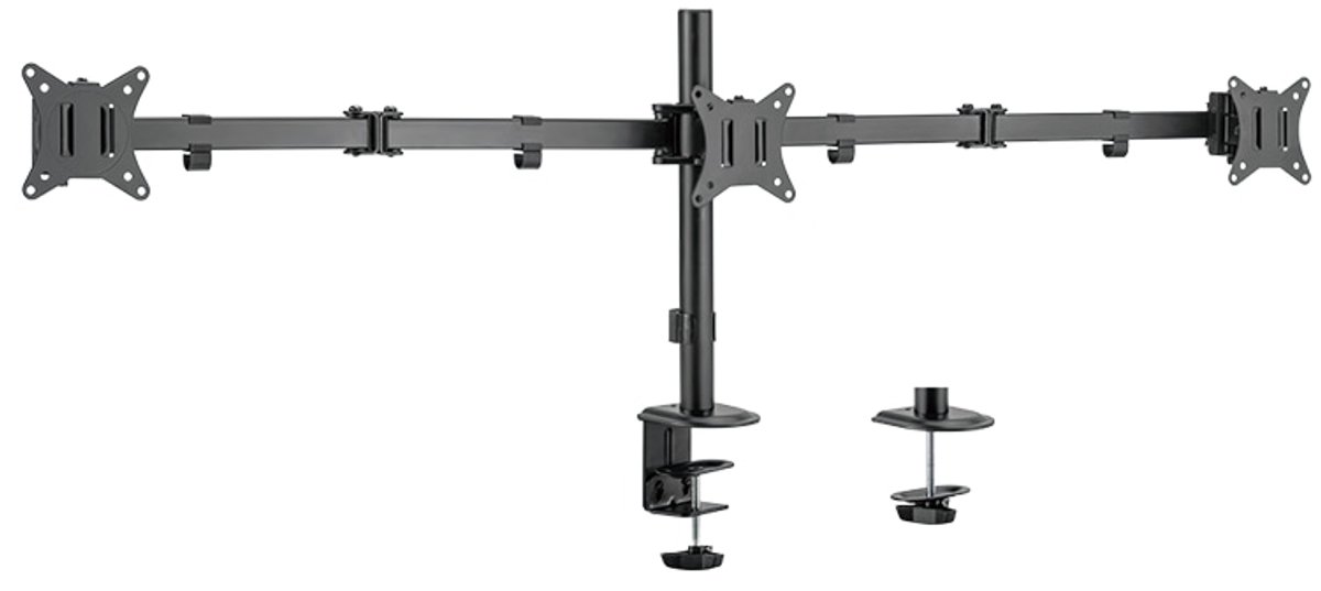 LogiLink BP0173 monitor mount / stand 68.6 cm (27") Desk Black