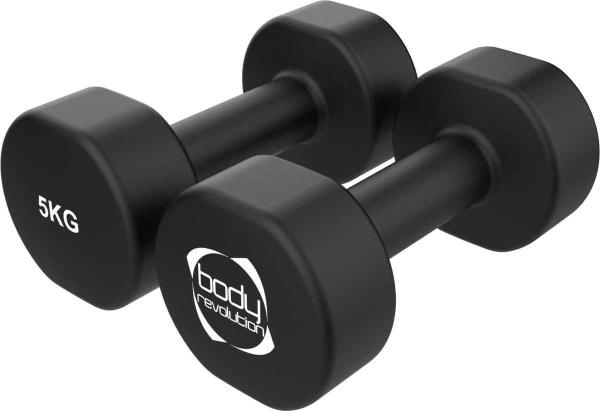 Haltère en néoprène Body Revolution 5kg (x2)