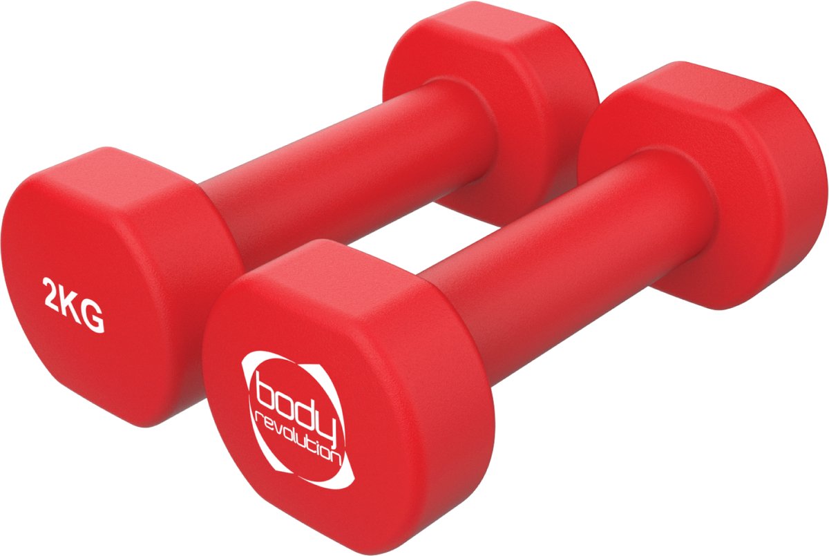 Haltère en néoprène Body Revolution 2kg (x2)