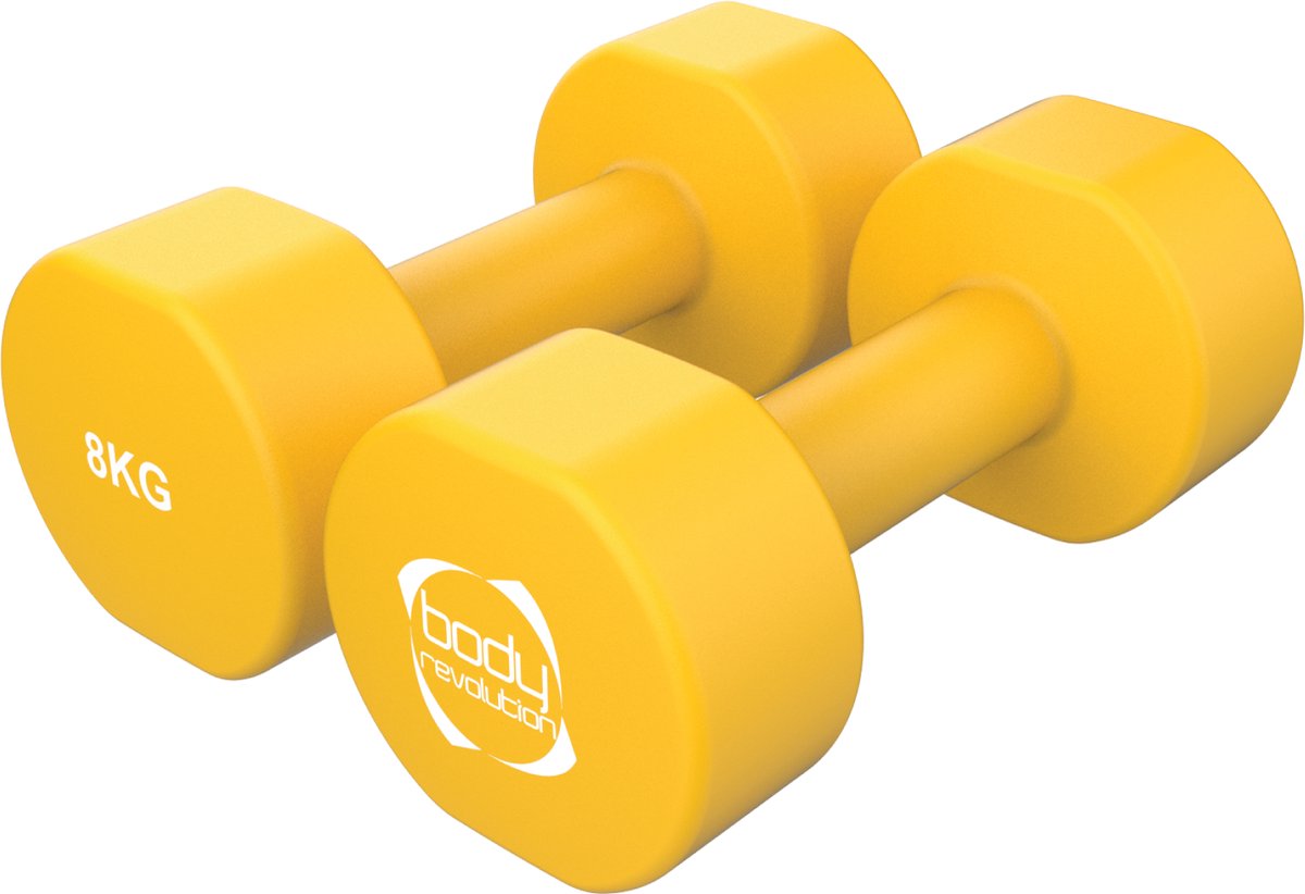 Haltère en néoprène Body Revolution 8kg (x2)