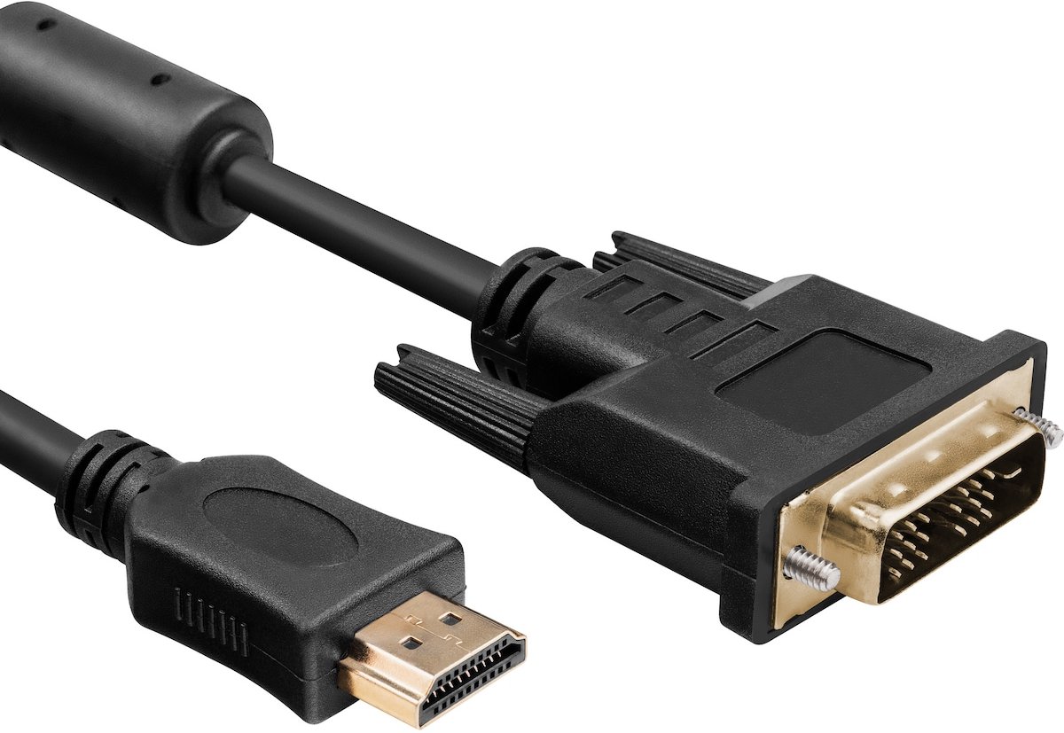 HDMI till DVI kabel 3m (svart)
