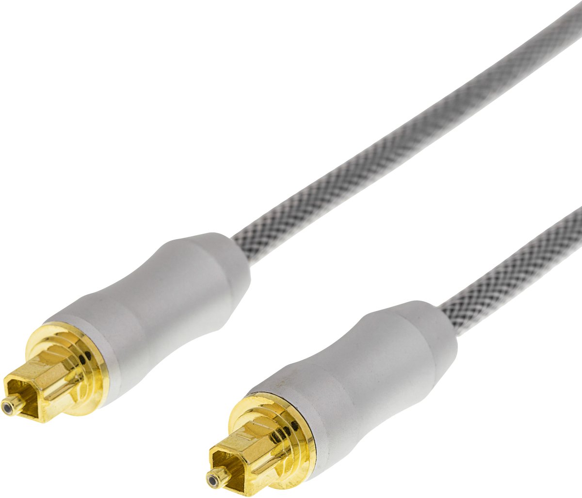Deltaco High End Toslink Cable optical cable digital audio 3m - Silver