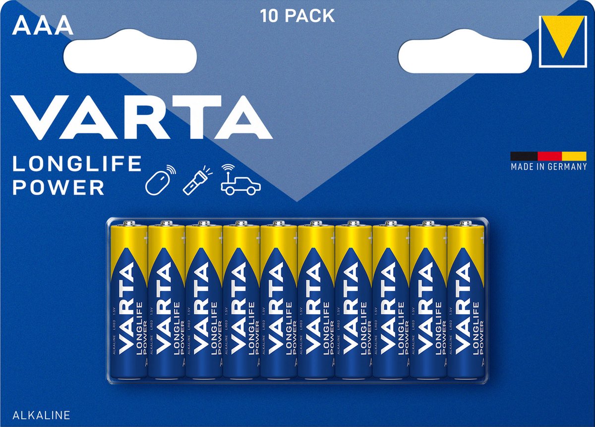 VARTA Longlife Power AAA 10-pack
