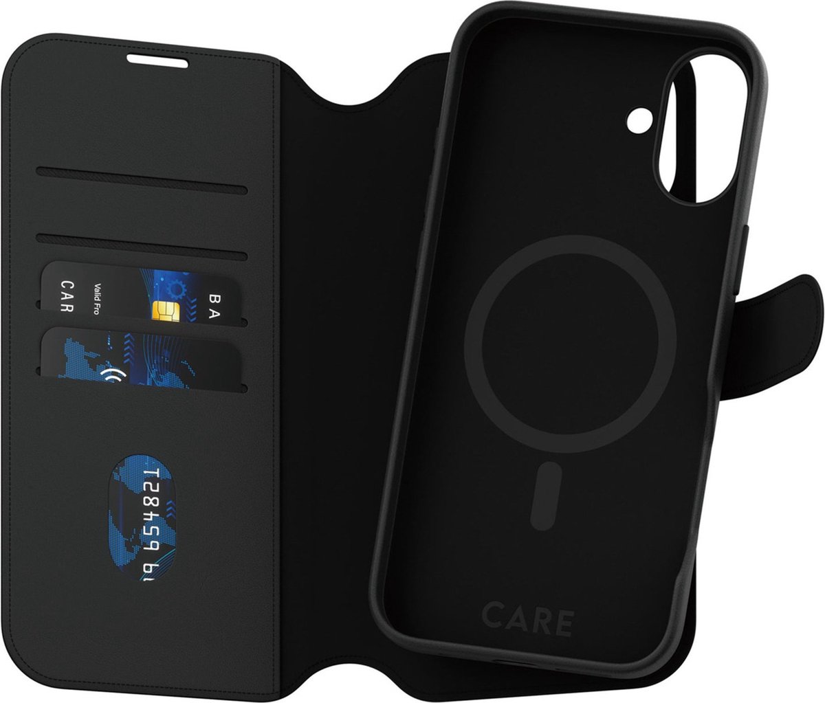 CARE by PanzerGlass Case Feature Tango Two-in-One Wallet Case iPhone 16 Plus