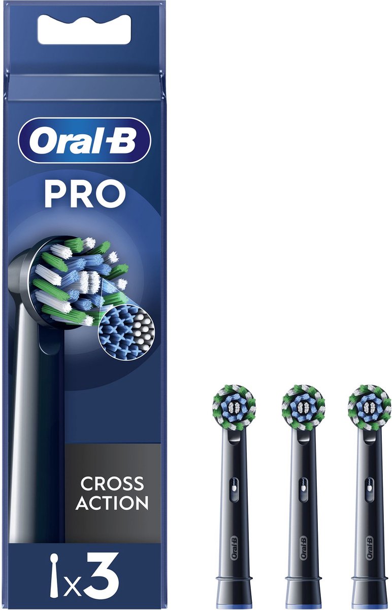 Oral-B Cross Action Black 3ct st
