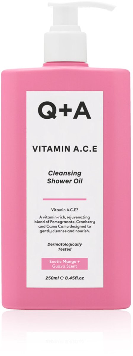 Q+A Vitamin A.C.E ACE Cleansing Shower Oil 250 ml