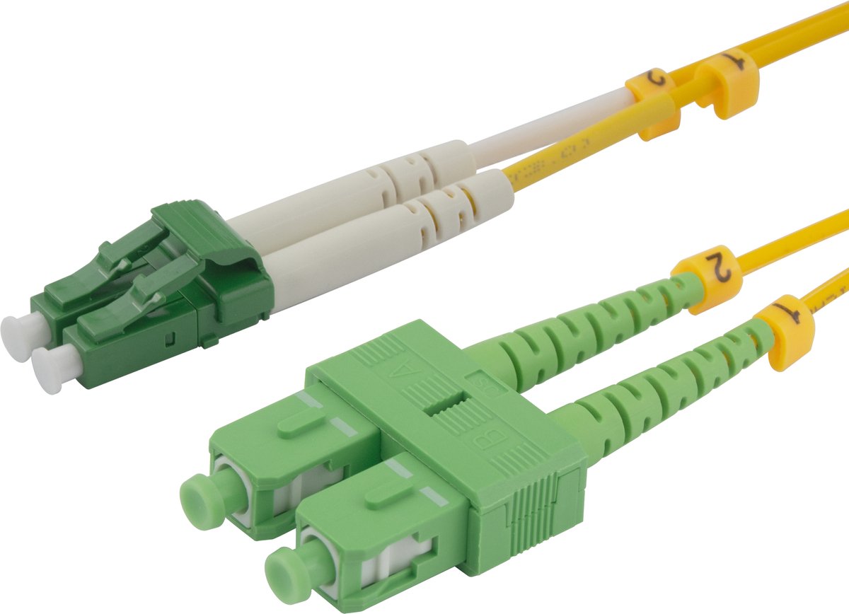 Deltaco patch cable - 0.5 m - yellow - Gul - 0.5m