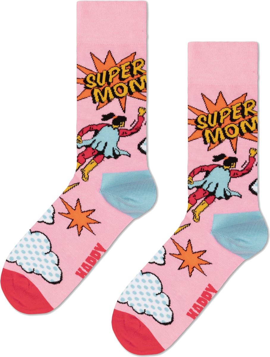 Happy Socks Flying Super Mom Sock 36-40