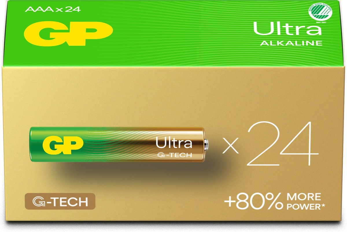 Gp Batteries Ultra Alkaline Gp24au Engångsbatteri Aaa Alkalisk