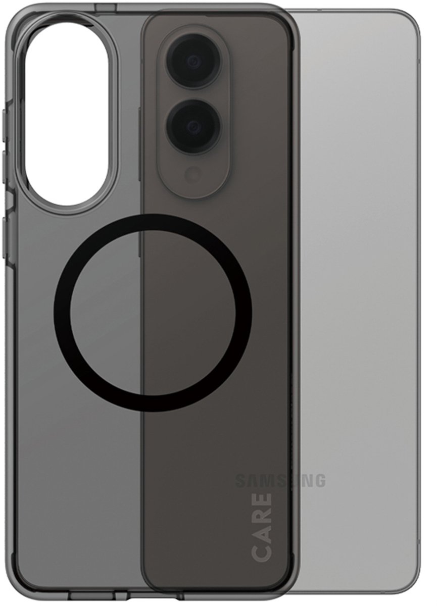 CARE by PanzerGlass Flagship Case Urban Combat Smokey w. Black Qi Compatible Samsung S25 Edge