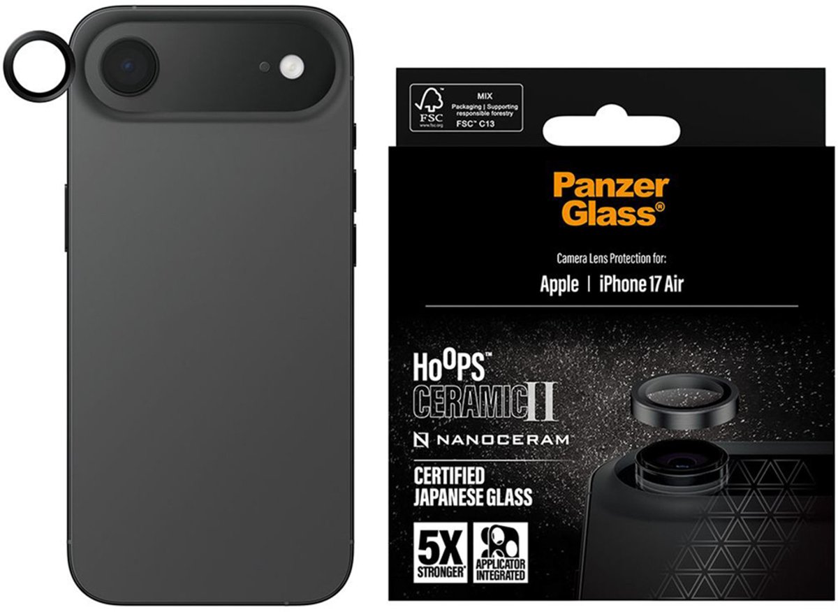PanzerGlass Hoops® Ceramic II Camera Lens Protector iPhone Air