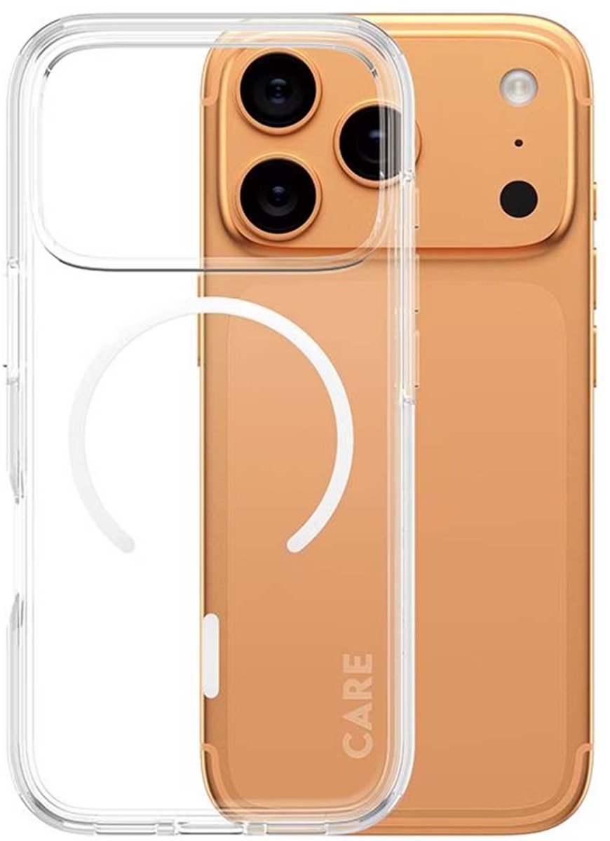 CARE by PanzerGlass Urban Explorer Case Transparent w. White MagSafe iPhone 18 Pro | 17 Pro