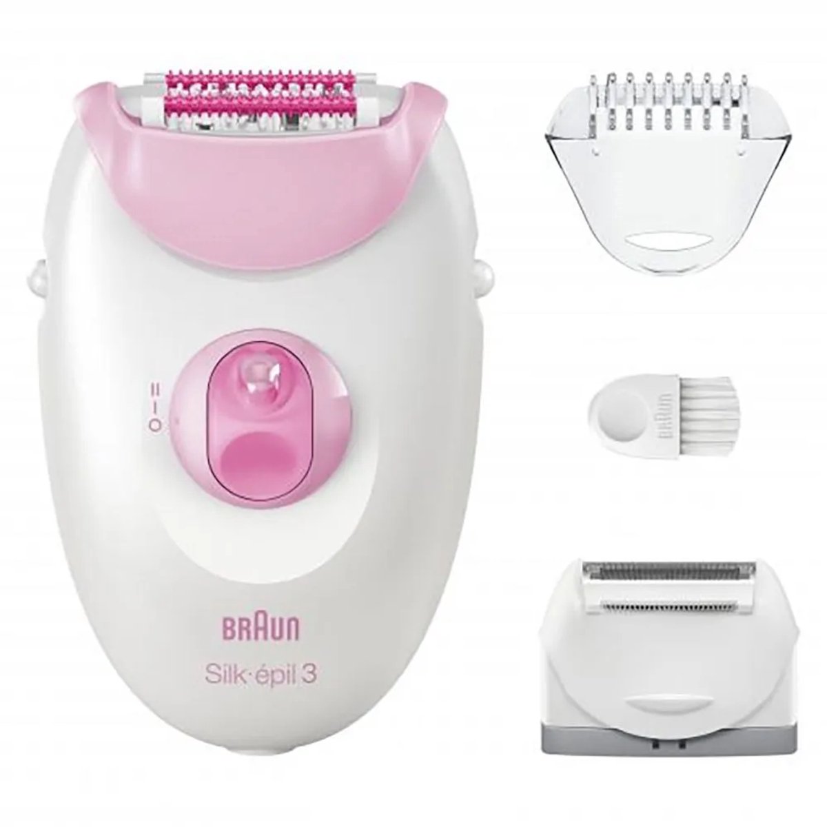 Braun Silk-épil 3 3-031 20 pinzas Rosa, Blanco