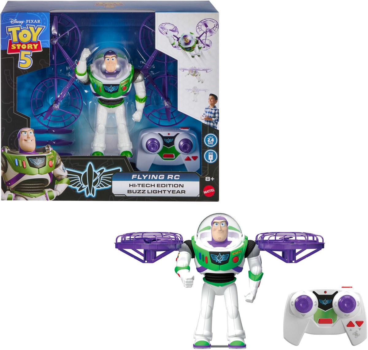 Toy Story 5 Flying Hi-Tech Buzz Lightyear RC