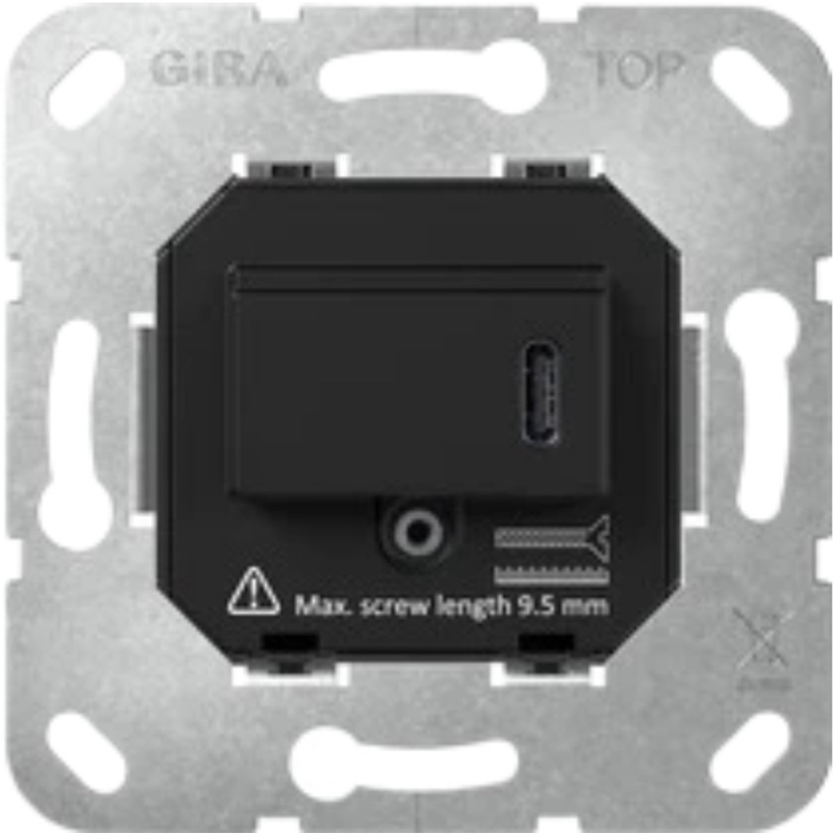 GIRA Alimentatore Nero 236300 1 pz.