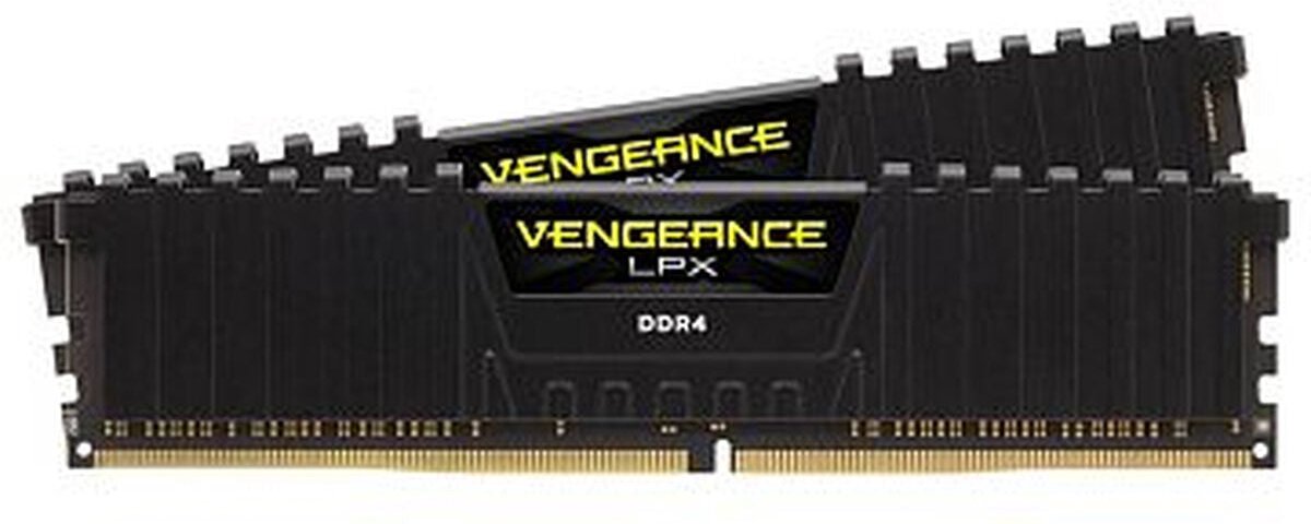 Corsair Vengeance LPX DDR4-3200 - 16GB - CL16 - Dual Channel (2 pcs) - AMD Optimized & Intel XMP - Svart