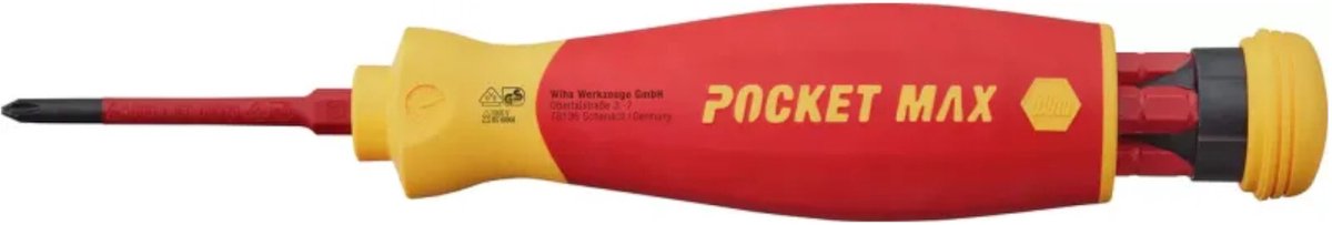 Wiha PocketMax Elettricisti Portainserti a magazzino 75 mm