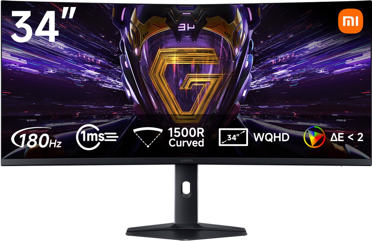 34" Xiaomi G34WQi 2026 - LED monitor - Curved - HDR
