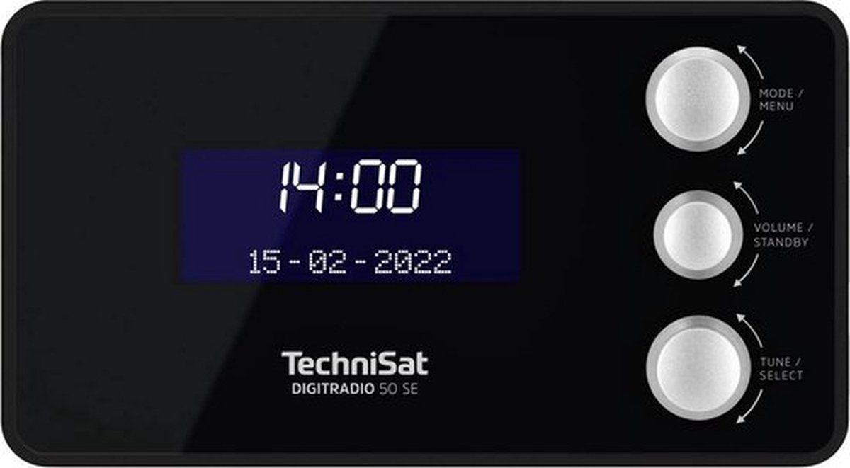 TechniSat DIGITRADIO 50 SE Radiosveglia DAB, DAB+, FM Funzione allarme Nero