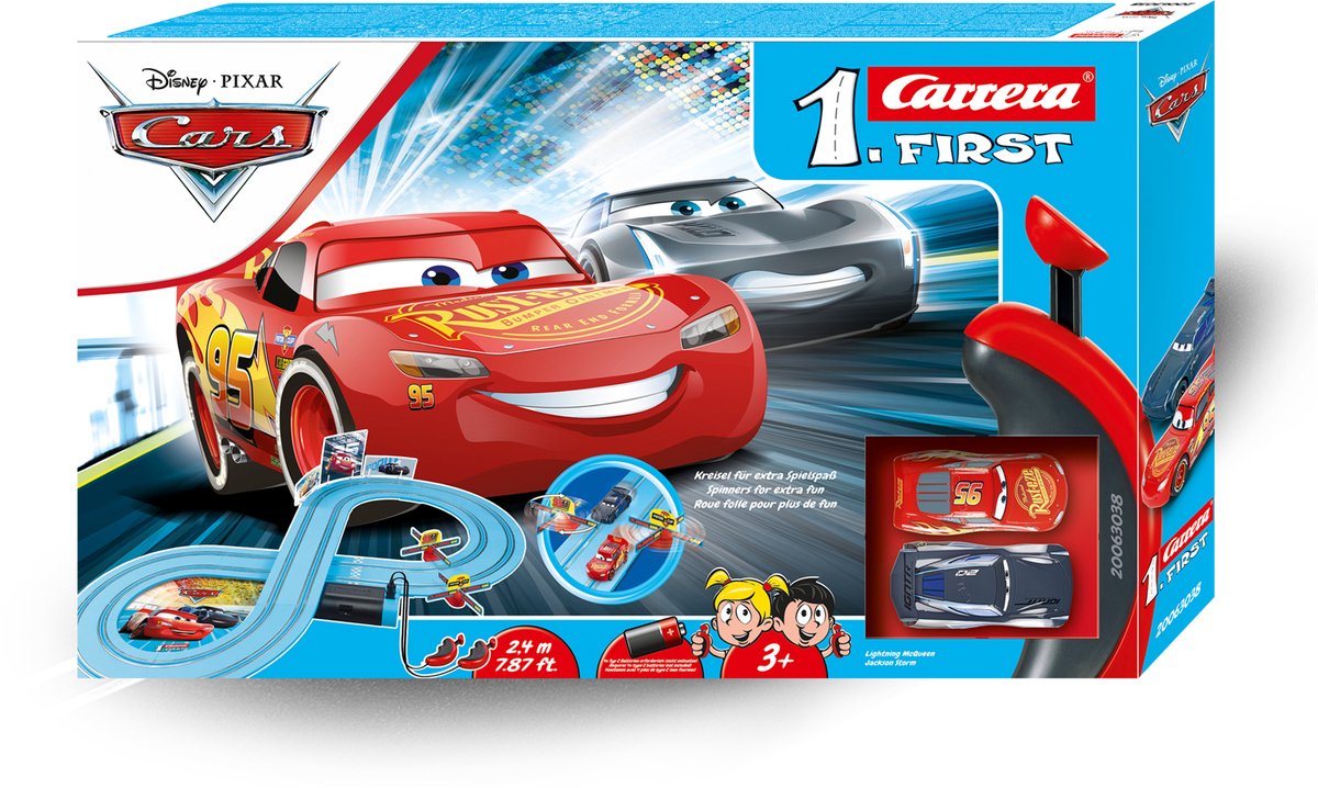 Kit iniziale (starter kit) Carrera 20063038 First Disney Pixar Cars - Power Duell