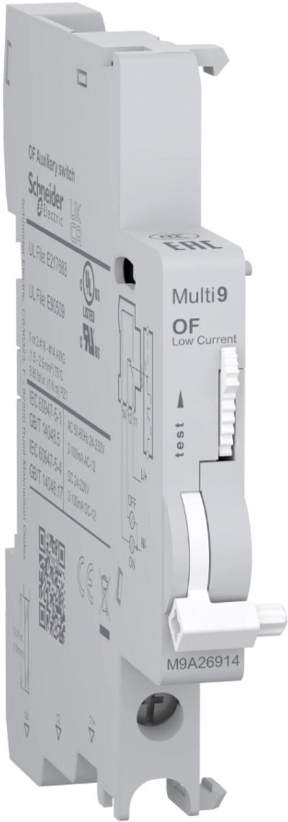 Contatto ausiliario 2.5 mm² 1 scambio Schneider Electric M9A26914
