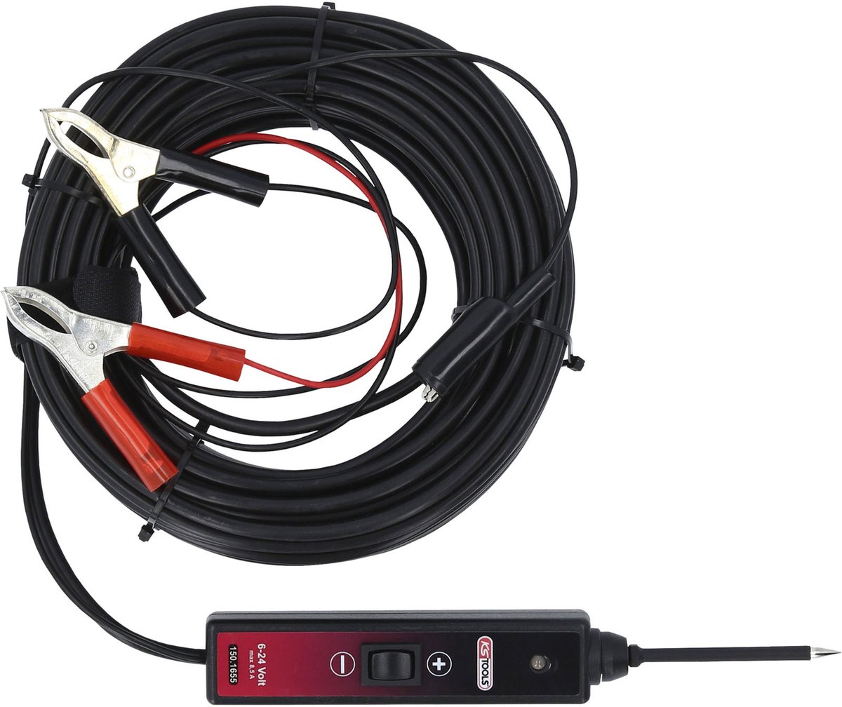 KS Tools 1501655 Tester tensione con lampada di prova 150.1655