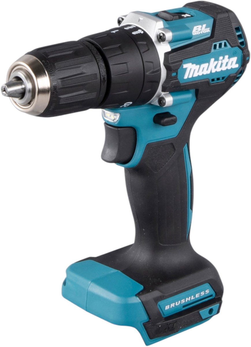 Makita DHP487Z 2-växel-Slagborrmaskin batteri borstfri, exkl. batteri/laddare, Utan laddare
