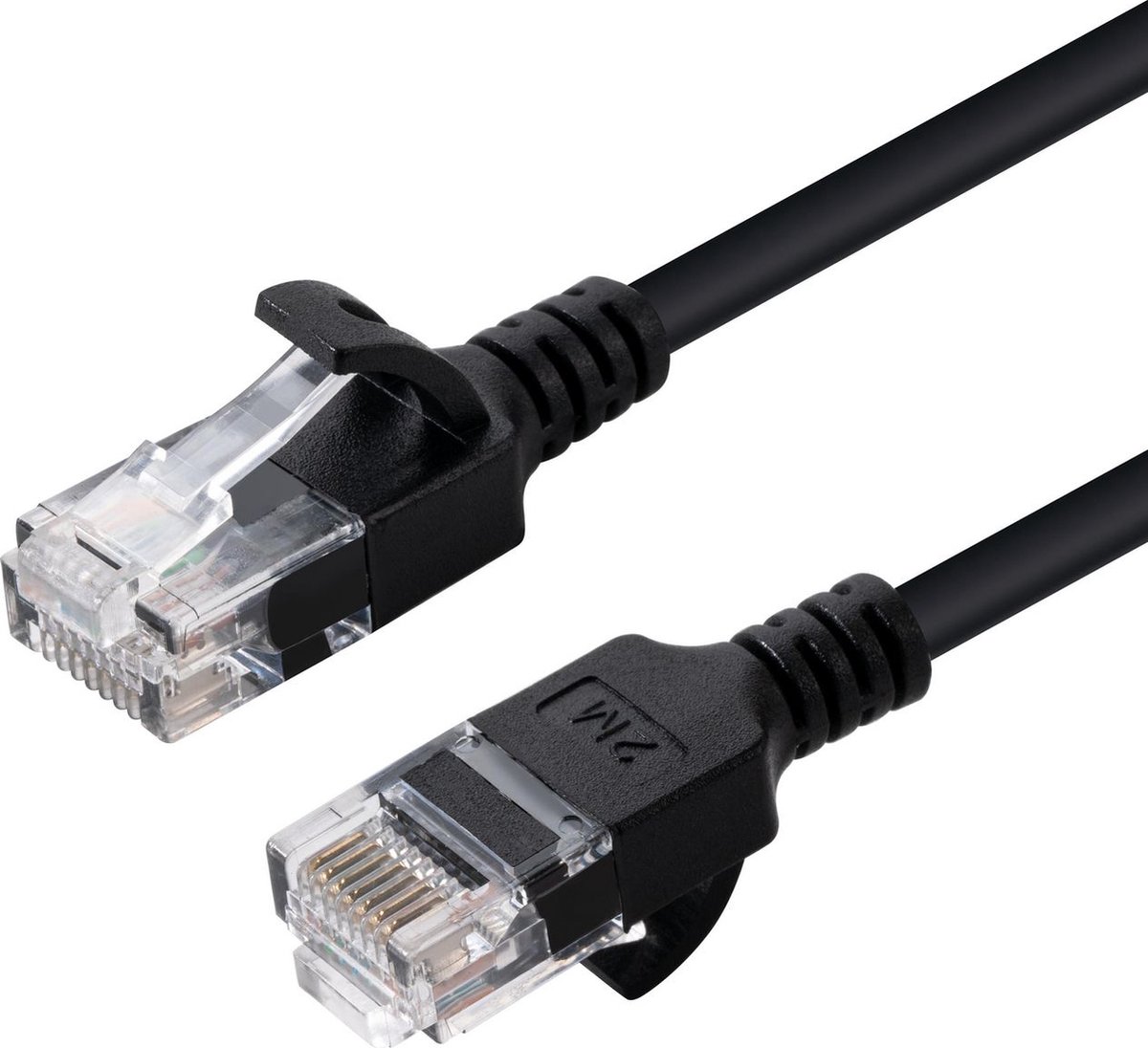 MicroConnect V-UTP605S-SLIM RJ45 Nätverkkabel, Patchkabel   5 m Svart  1 st