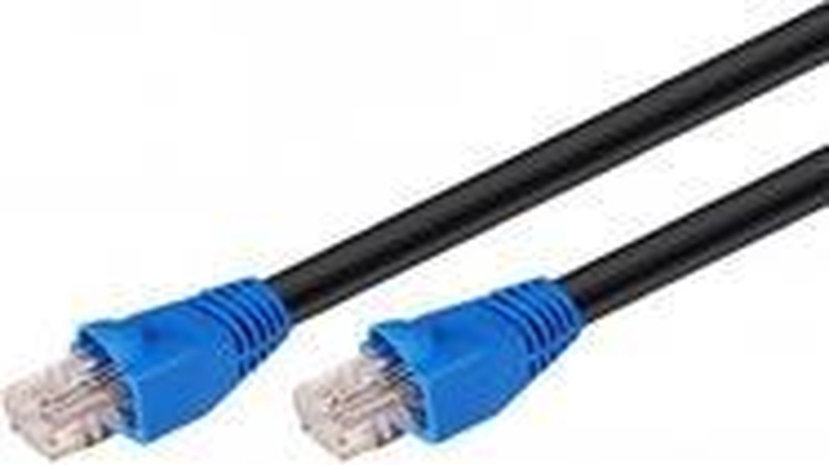MicroConnect B-UTP650SOUT RJ45 Nätverkkabel, Patchkabel   50 m Svart  1 st