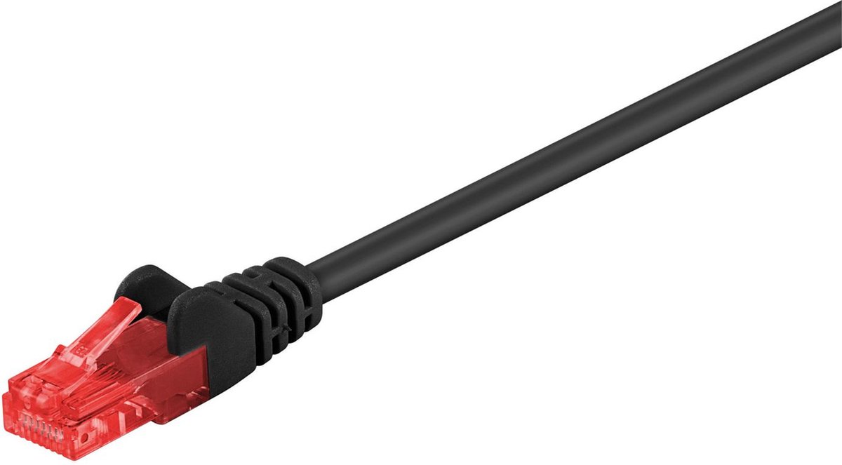 MicroConnect B-UTP630S RJ45 Nätverkkabel, Patchkabel   30 m Svart  1 st