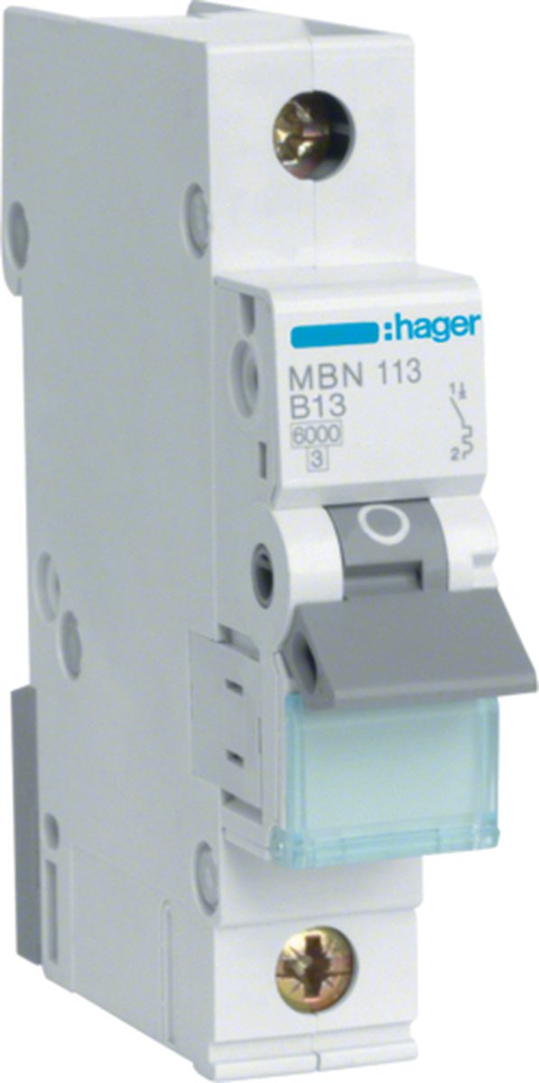 Hager MBN113 MBN113 Automatsäkring 1-polig 13 A