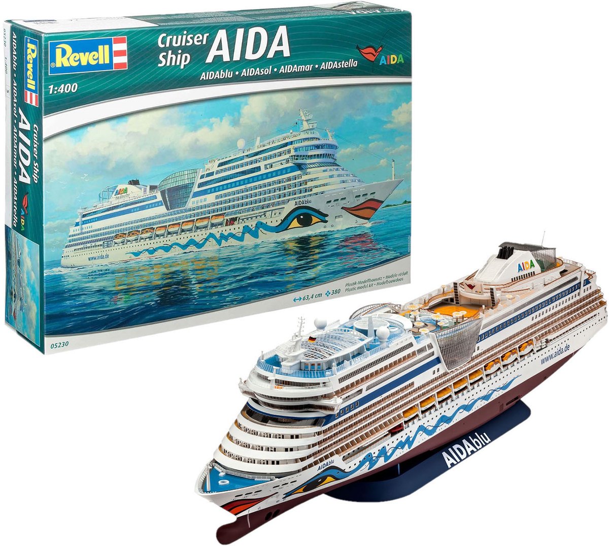 Revell 05230 Aida Fartygsmodell byggsats 1:400