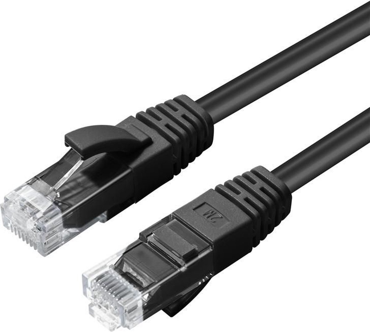MicroConnect UTP6015S RJ45 Nätverkkabel, Patchkabel   1.5 m Svart  1 st