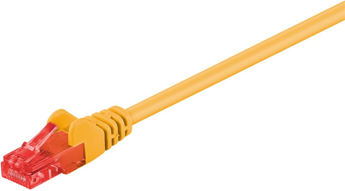 MicroConnect B-UTP615Y RJ45 Nätverkkabel, Patchkabel   15 m Gul  1 st