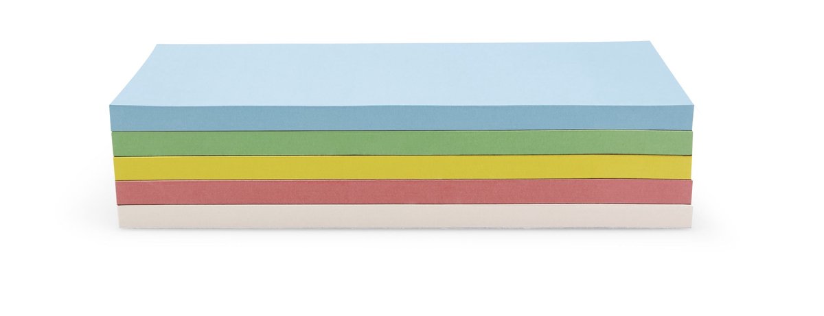 magnetoplan Moderationskort färgad sorterad rektangulär 200 mm x 95 mm 250 st