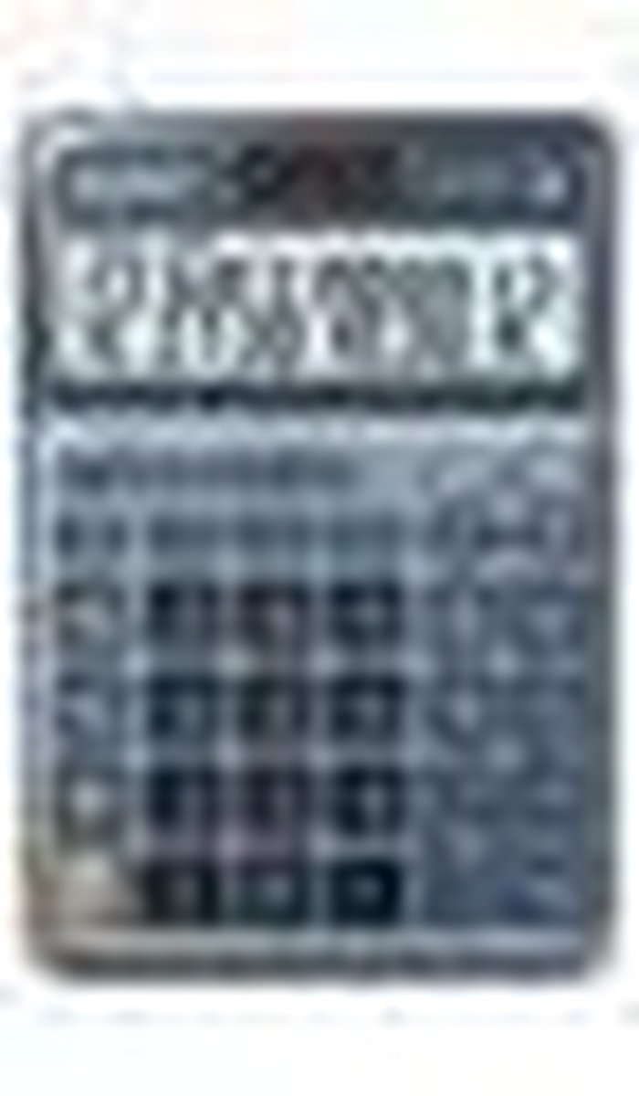 Casio DF-120EM Bordsräknare Blå Display (ställen): 12 solcell (L x B x H) 126 x 179 x 31 mm