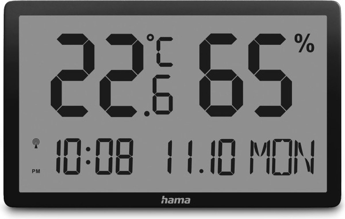 Hama Termo-/Hygrometer Svart 00222232