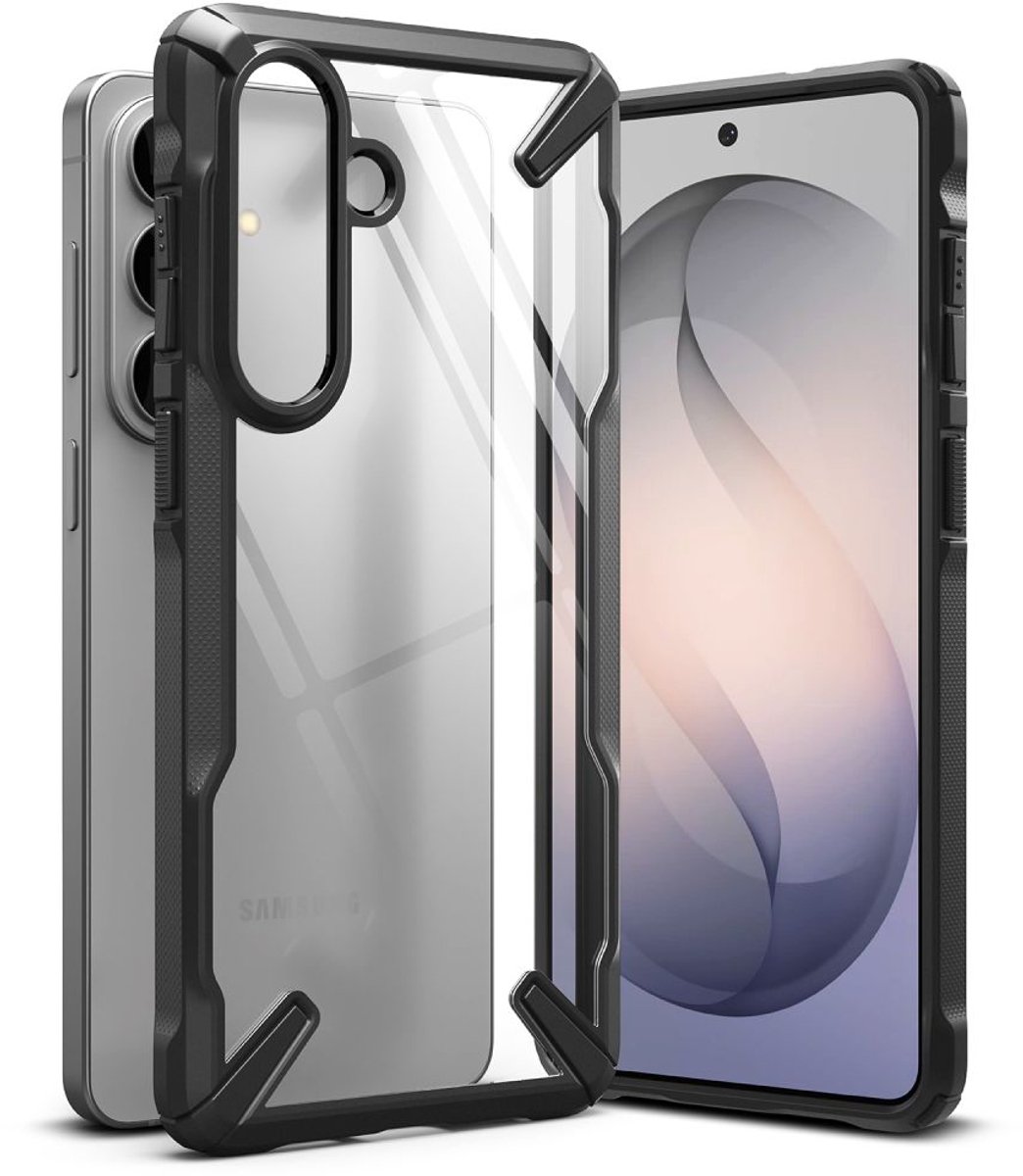 Ringke Fusion X Case for Samsung Galaxy S26 - Clear and Black