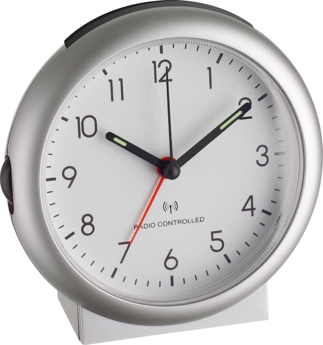 TFA Dostmann 98.1036 DCF Väckarklocka Silver